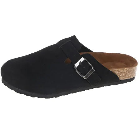 Baotou Slippers Couple Cork Drag